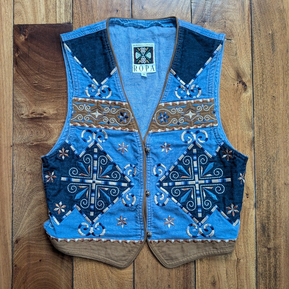 Ropa Vintage Denim Vest (S)